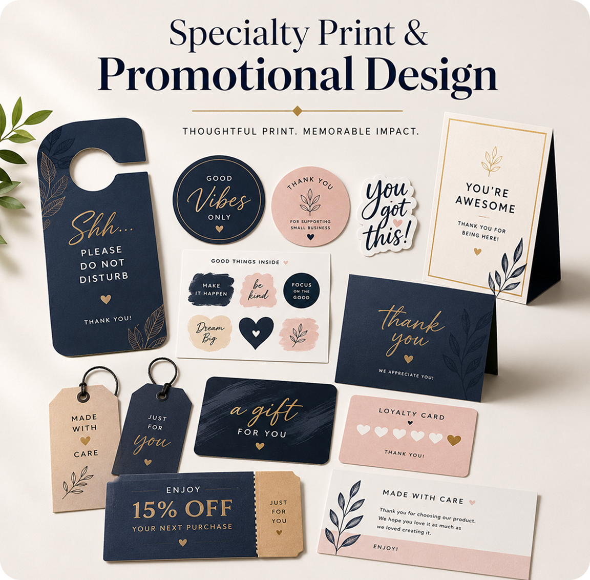 Specialty Print & Promotional Design